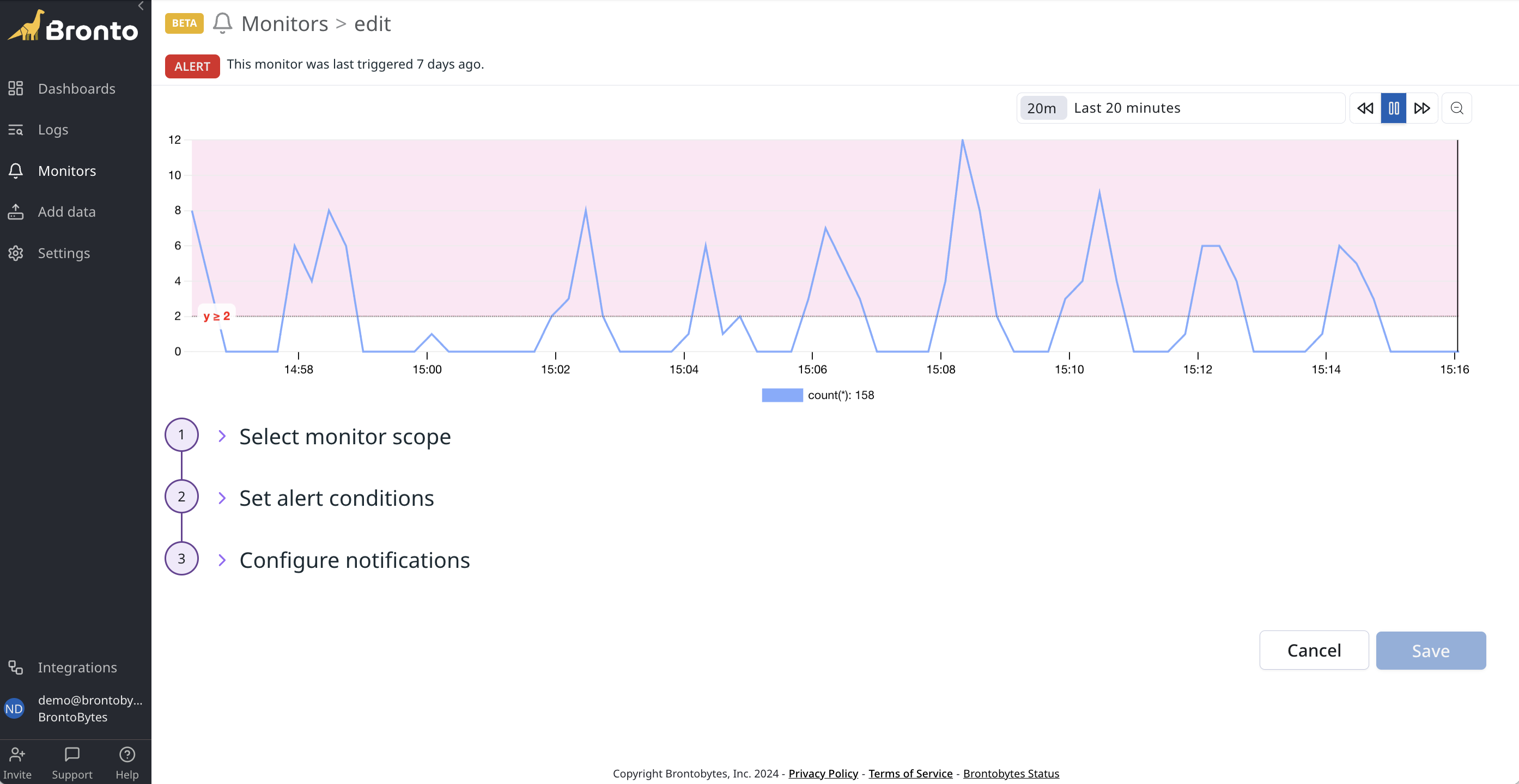 List and manage Monitors for alerting